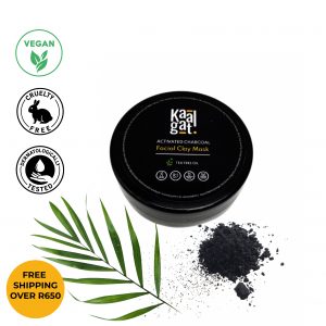Kaalgat Skincare Activated Charcoal Facial Clay Mask with tea tree oil